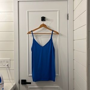 Amazon Blue V-Neck Cami Tank